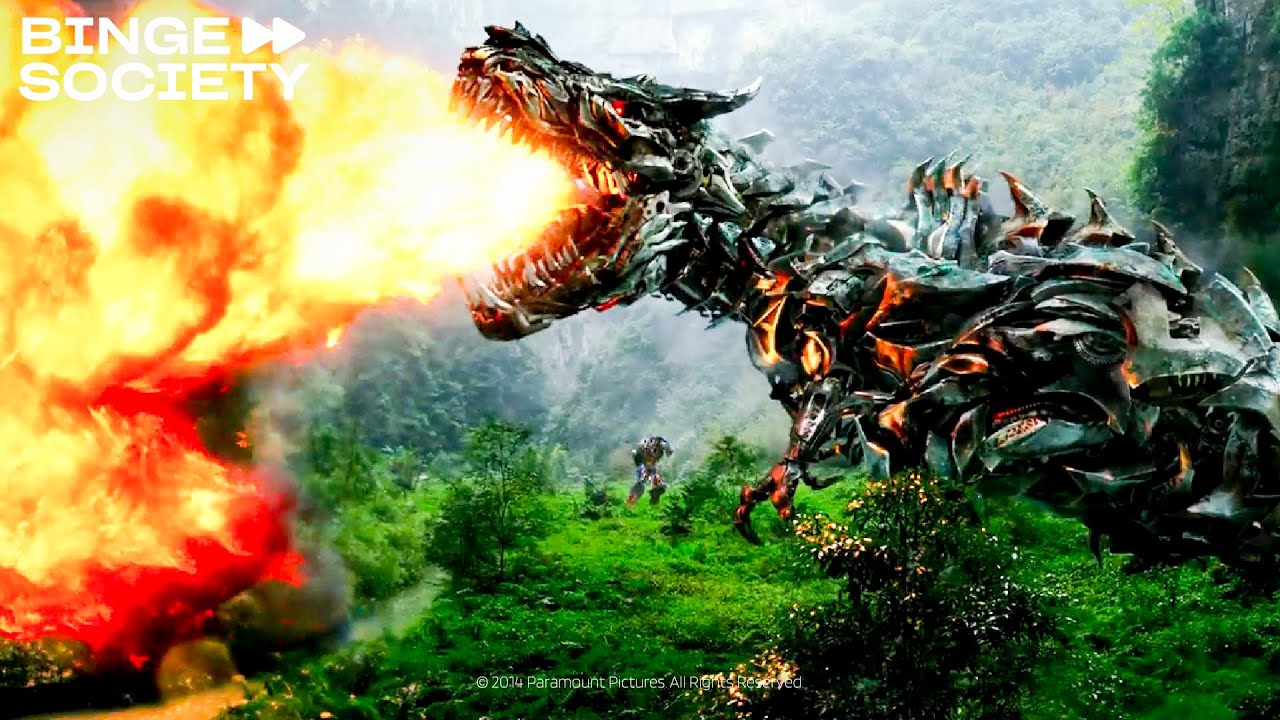 Transformers: La era de la extinción | Uniendo fuerzas con los Dinobots