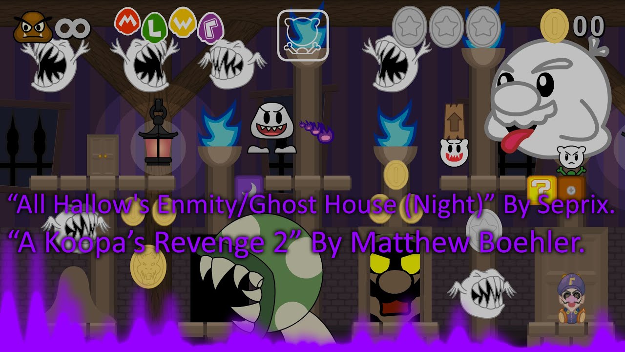 A Koopa's Revenge 2 ~ Ghost House (Night) SOUNDTRACK!