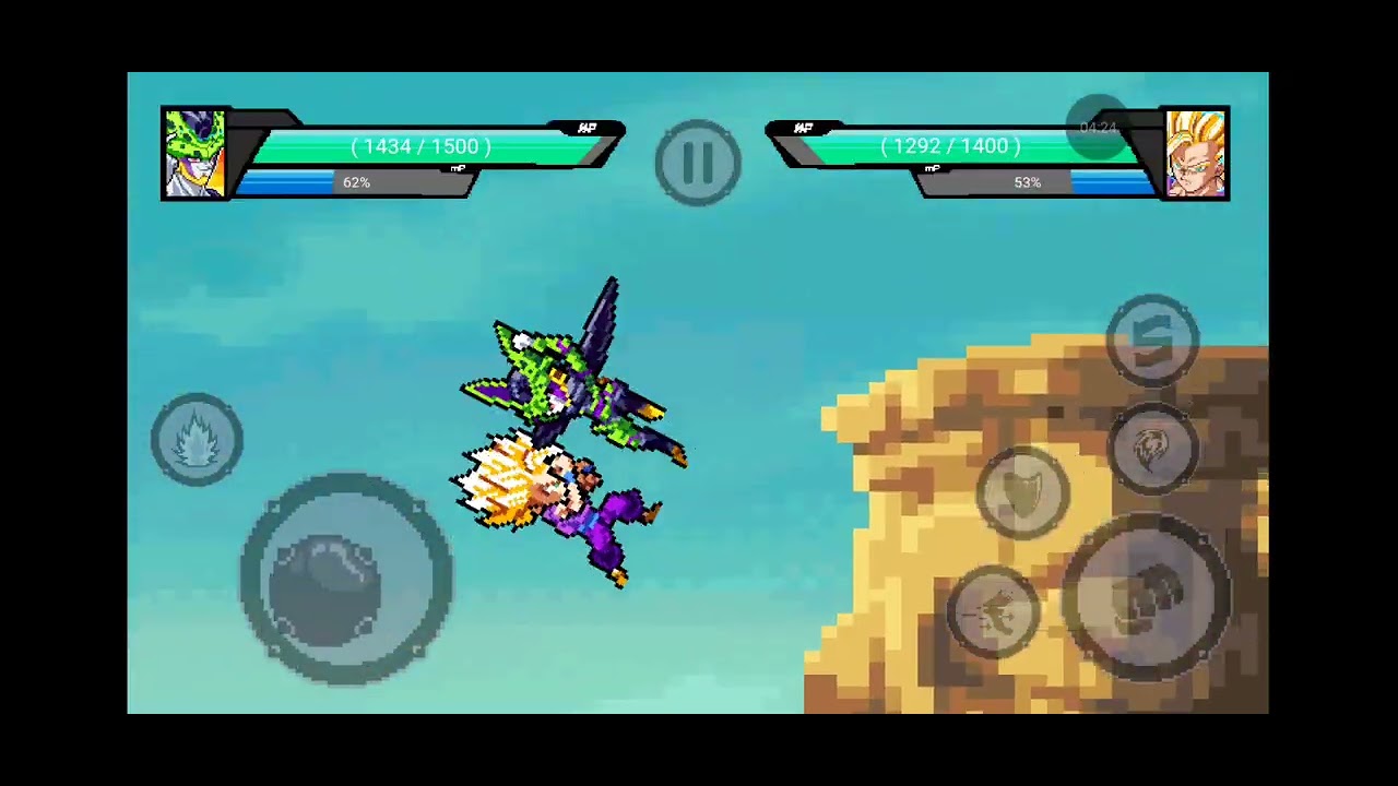 dragon ball z versão jogo capitulo final (saga Cell final)