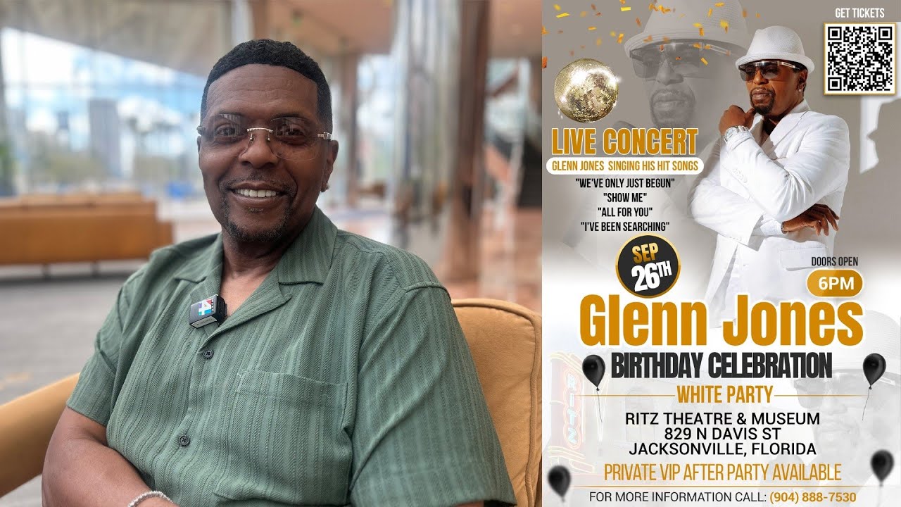 R&B singer Glenn Jones returns home to Jacksonville, celebrating birthday with concert on Friday