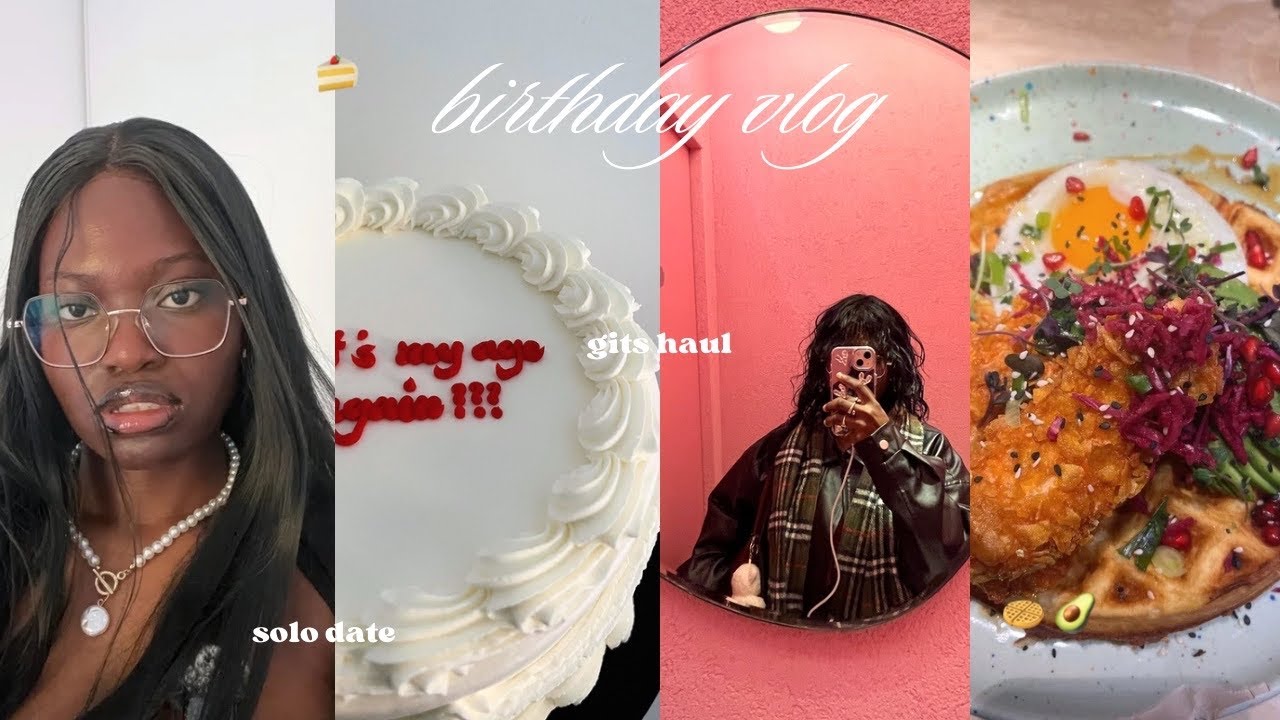 birthday vlog 🍰: ootd, taking pictures, solo date, gifts haul