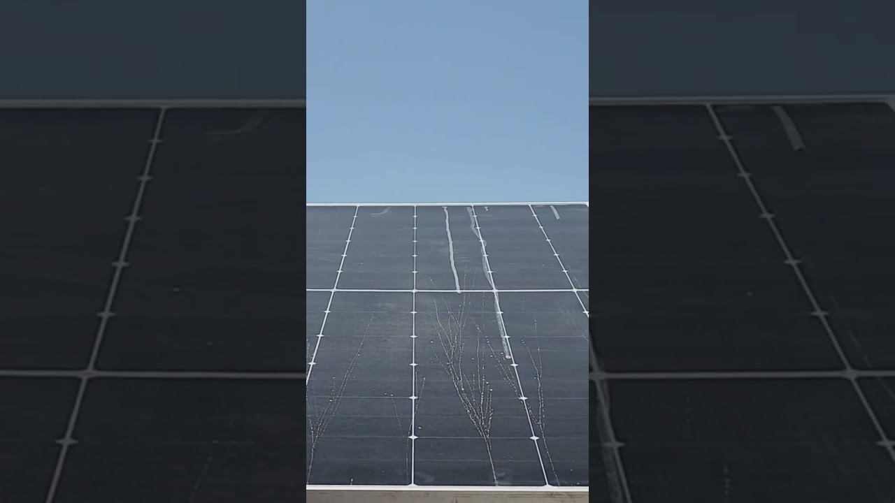 تجربة عدم تراكم الاتربه على الواح لونجي X10 و X6