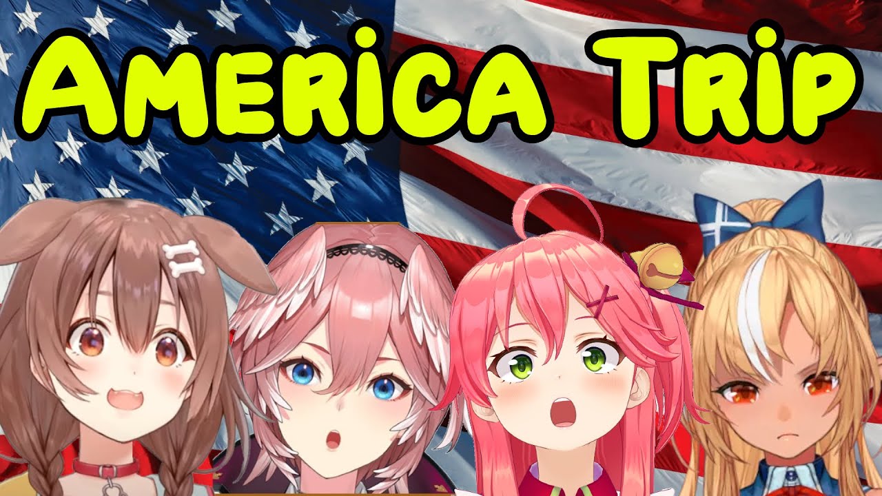 Korone & Friends' Culture Shock During Their 1st Meal in America [Hololive]