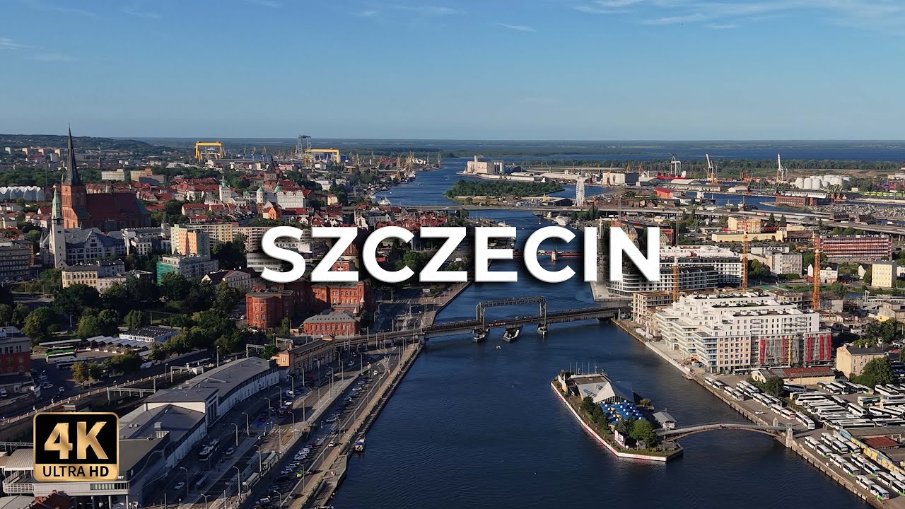 Dla każdego, kto kocha Szczecin | Szczecin z lotu ptaka zachwyca | Lato 2025 [4K]