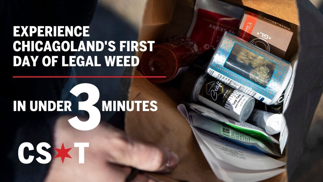 Experience Illinois' first day of legal recreational pot in under 3 minutes