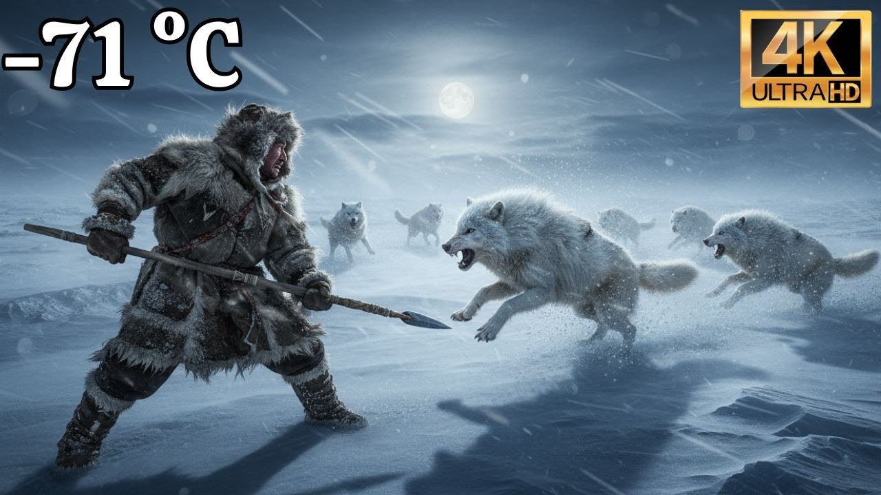 When the Ice Wolves Attack | Survival Hunt at –71°C