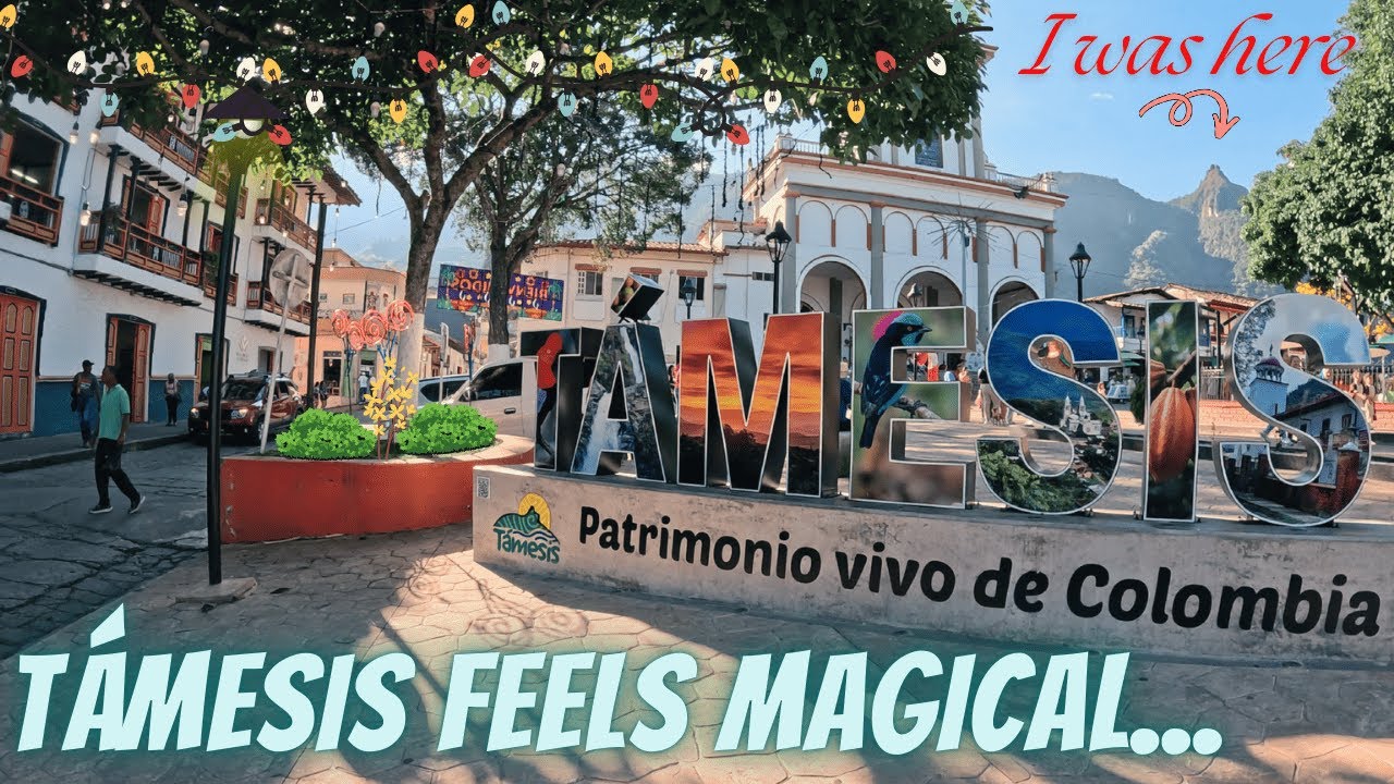 Walking Támesis, Antioquia, Colombia🚶‍➡️🏘️| Town Streets And Rural Surroundings🌻