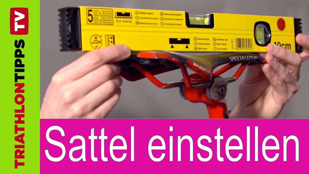 Sattelposition beim Fahrrad richtig einstellen