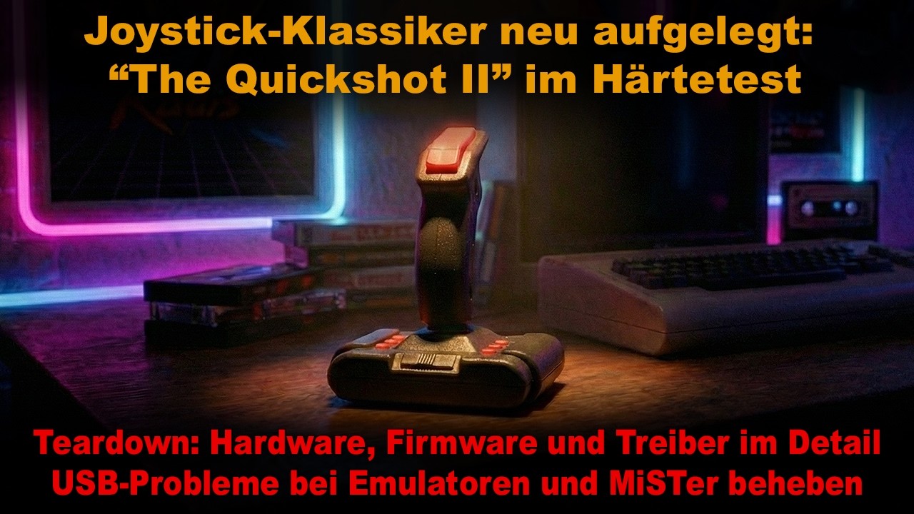 The Quickshot II: Echtes Retro-Feeling oder Enttäuschung von Retro Games Ltd.? (Review & Tipps)