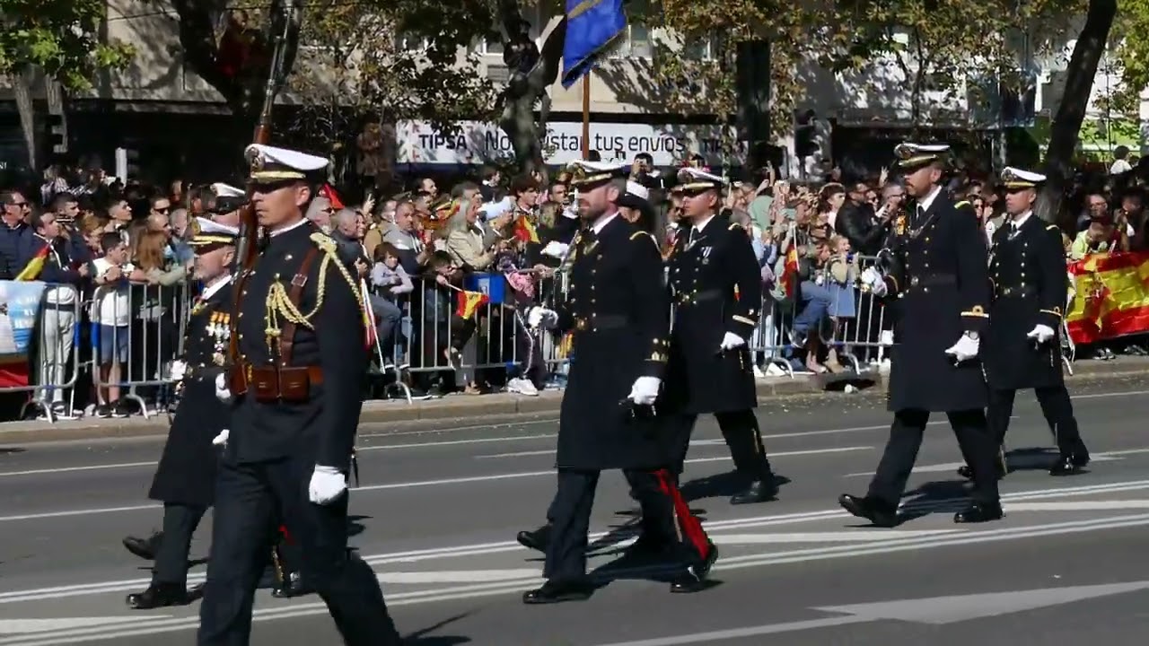 Escuadrón de la Armada (desfile 12 de Octubre 2022) Madrid