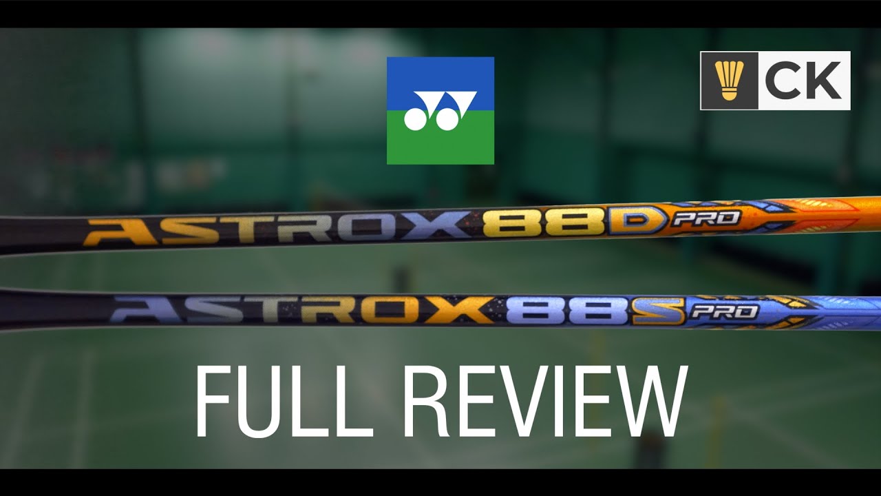 Полный обзор бадминтонных ракеток Yonex Astrox 88S Pro и Astrox 88D Pro + струны
