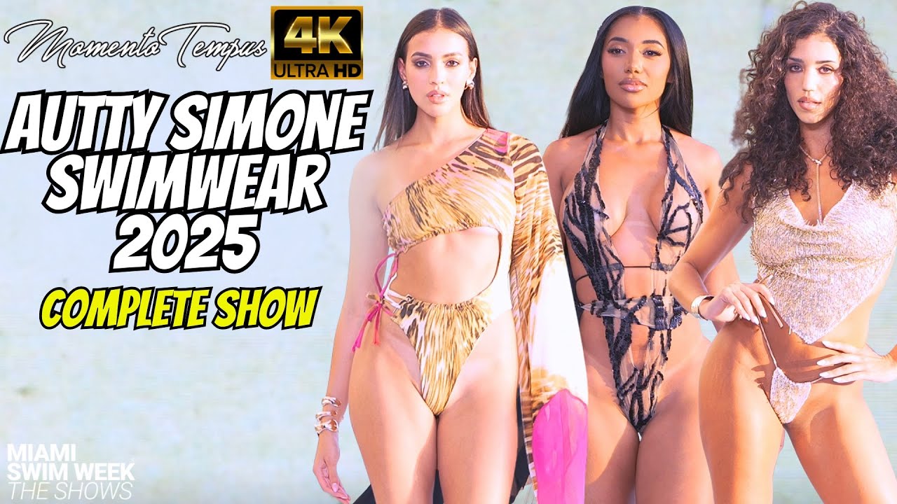 Купальники Autty Simone 2025 / Miami Swim Week: показы / 4K