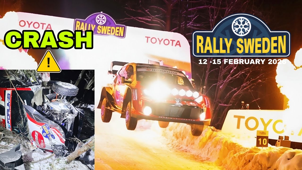 CRAZY NIGHT - ss1 SOLBERG LEADER OVERNIGHTS WRC RALLY SWEDEN2026