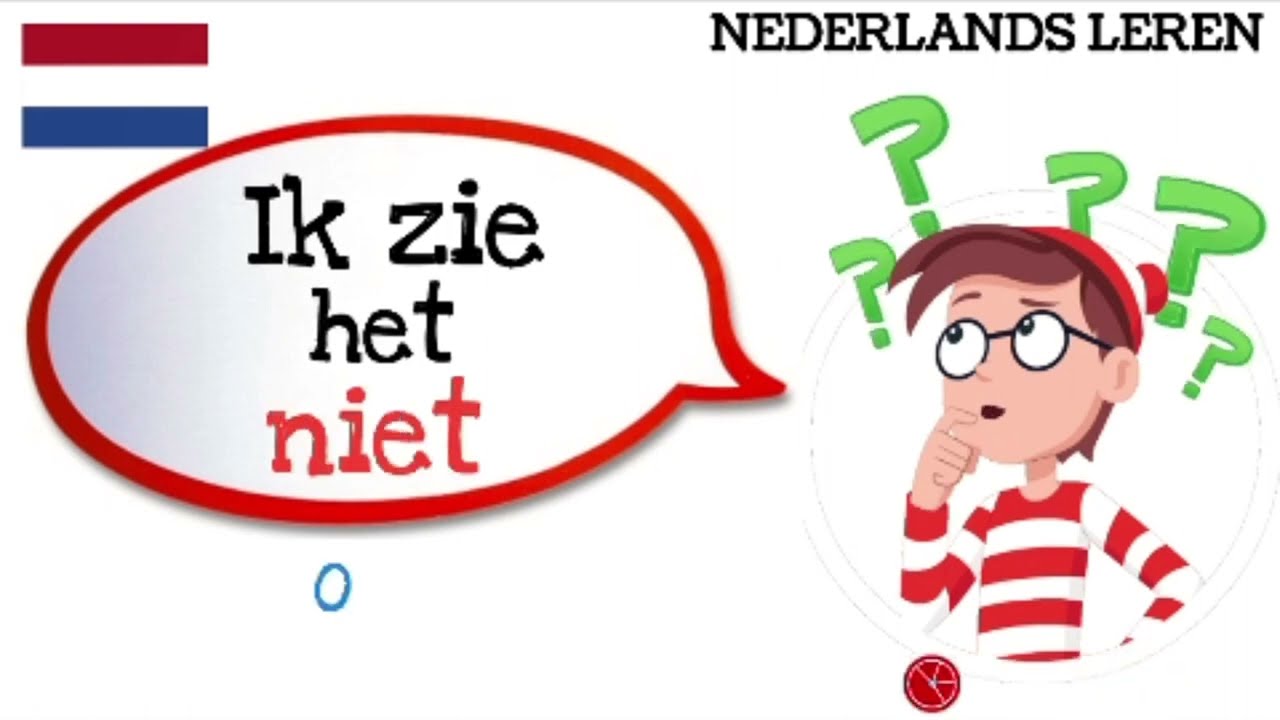 HOLLANDACA KONUŞMAK,FLEMENKÇE ÖĞRENİYORUM (ik leer nederlands)