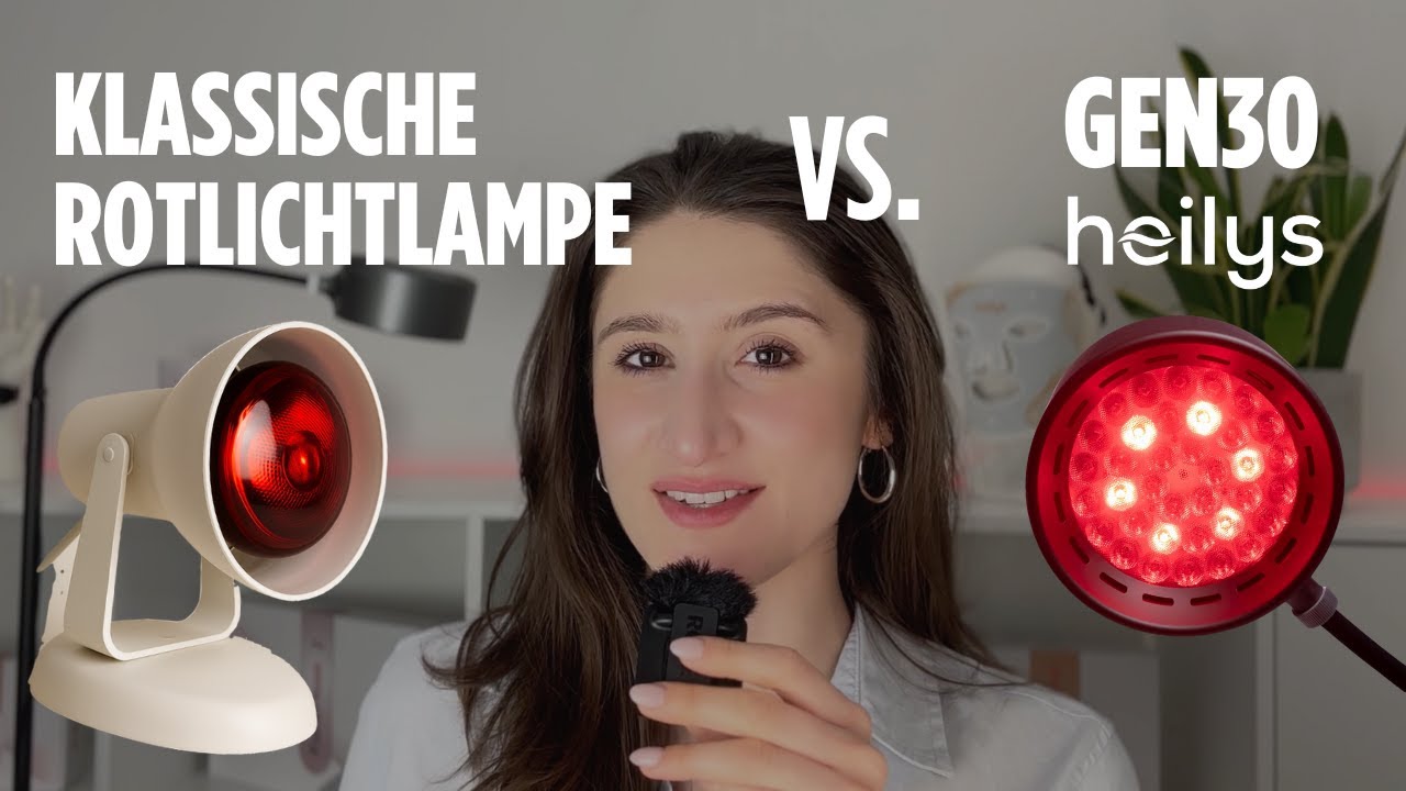 Rotlichtlampe bei Erkältung: Klassische Infrarotlampe vs. moderne Gen30 von heilys®. Was hilft wie?