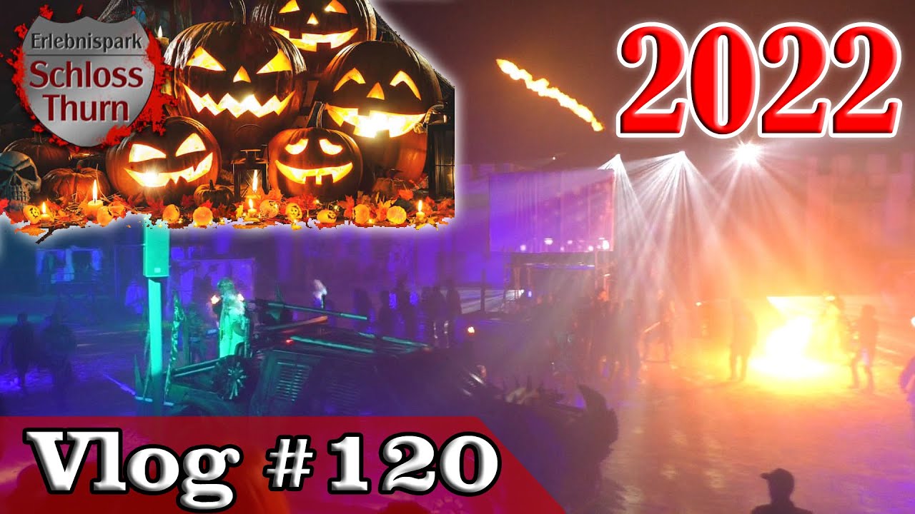 Scary Nights Halloween 2022 - Erlebnispark Schloss Thurn | Vlog #120 [FULL HD]