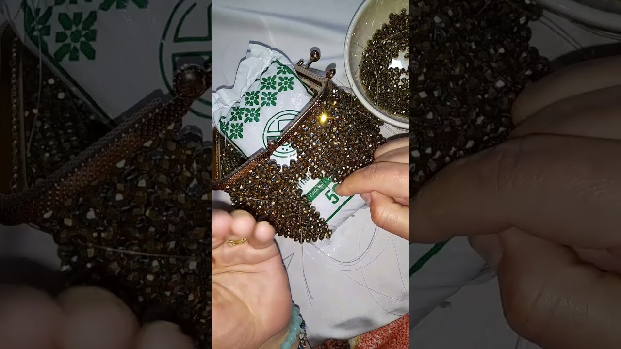 ✨ أسرار صناعة الحقائب بالكريستال /طريقة لم الجوانب #Handmade #smallbusiness #اكسبلور #تعليم 