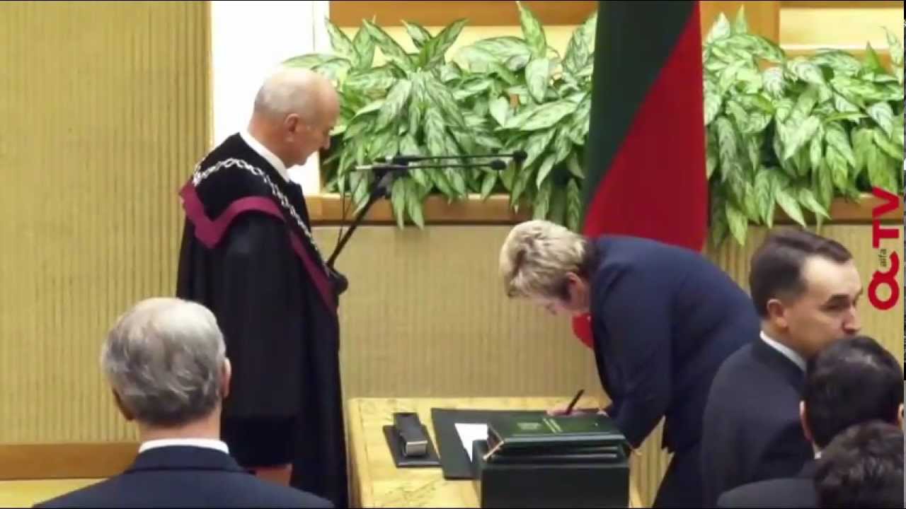 Kristinos Miškinienės priesaika Seime
