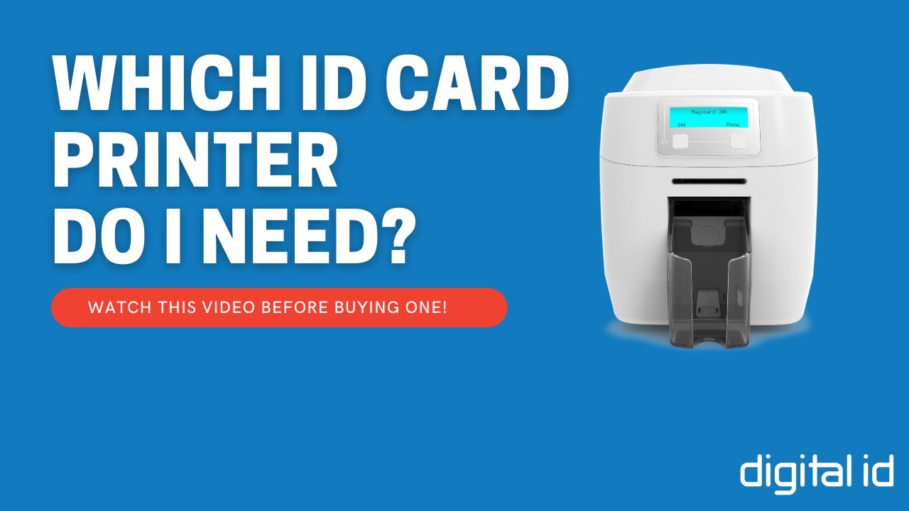 Which ID card printer do you need? Watch this before buying one!