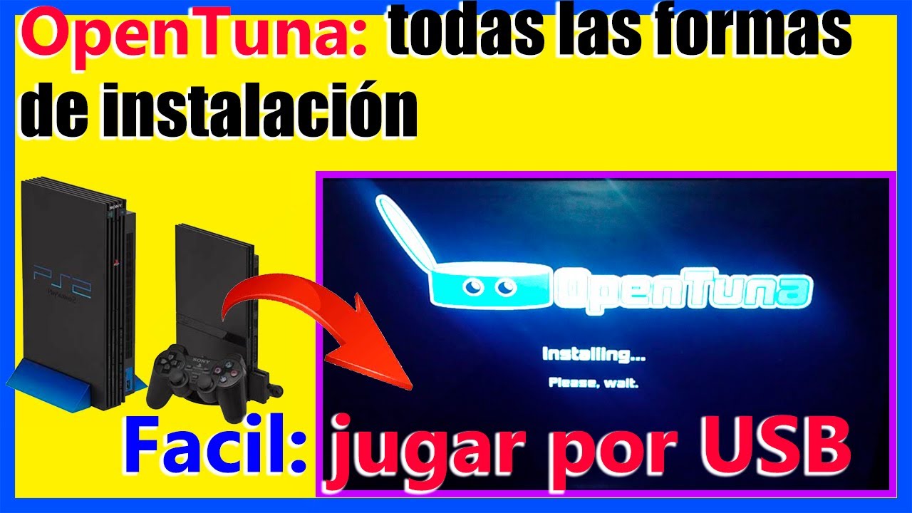 💥Instalar Opentuna OPL en todas las PS2  (exploit #1 )🔴TUTORIAL COMPLETO