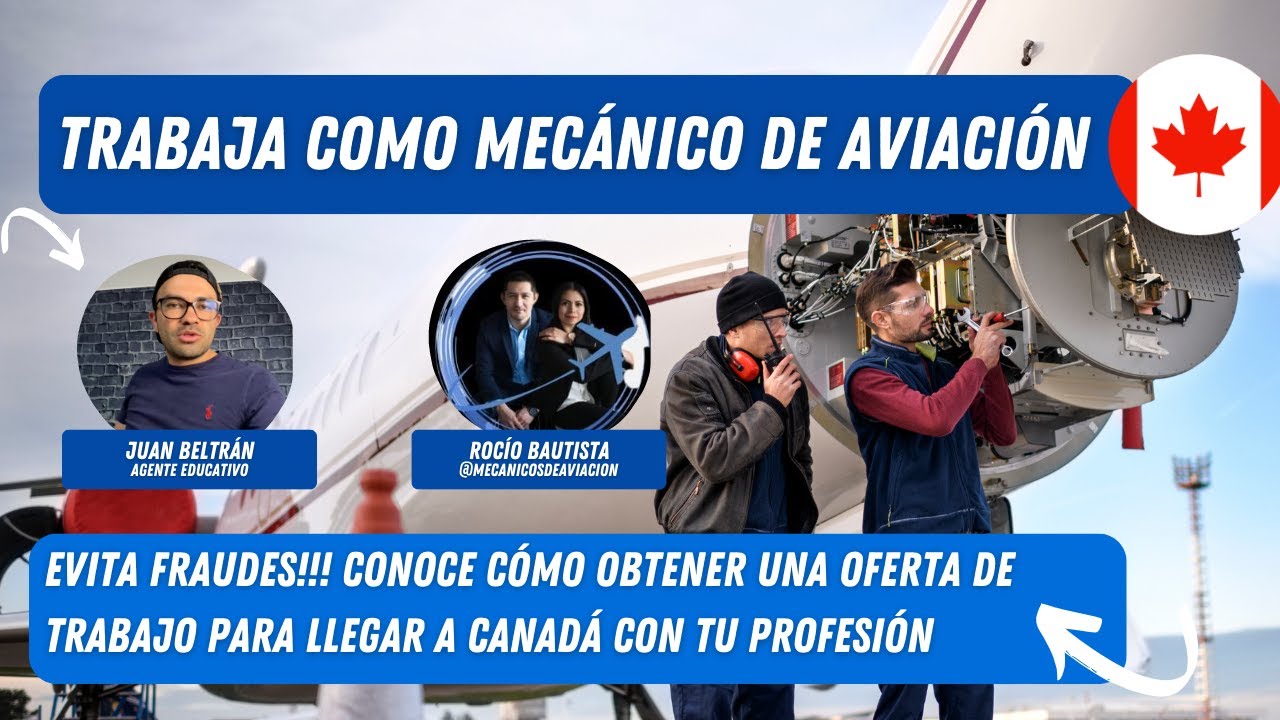 Trabaja en Canadá como Mecánico de Aviación