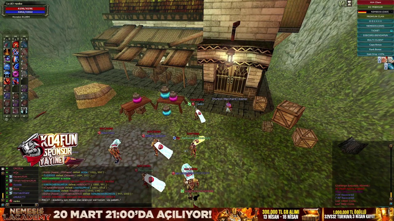 🏆KO4FUN🏆FARM PK 🏆20 MART ACADEMY 21:00 🚀 #KO4FUN #knightonline