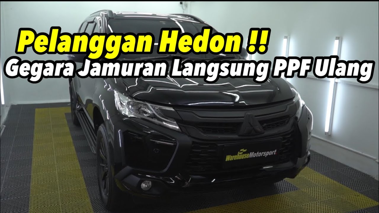 Pemasangan PPF Paint Protection Film  Mitsubishi Pajero