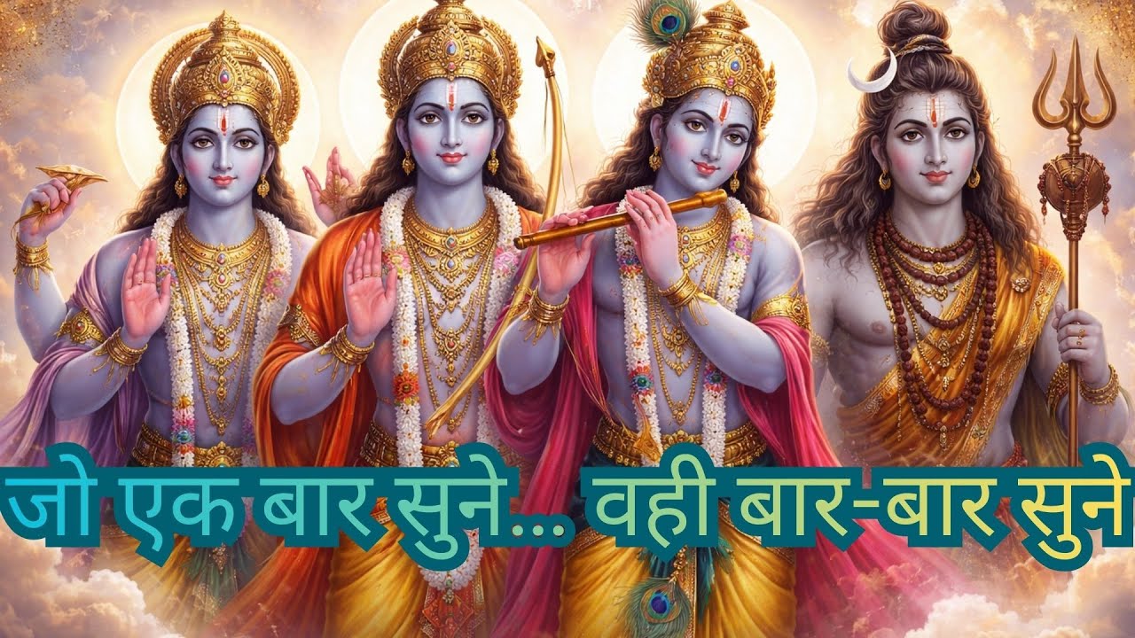 LIVE  Shiv Vishnu Ram Krishna | जो एक बार सुने वही बार-बार सुने 🙏#newbhajan