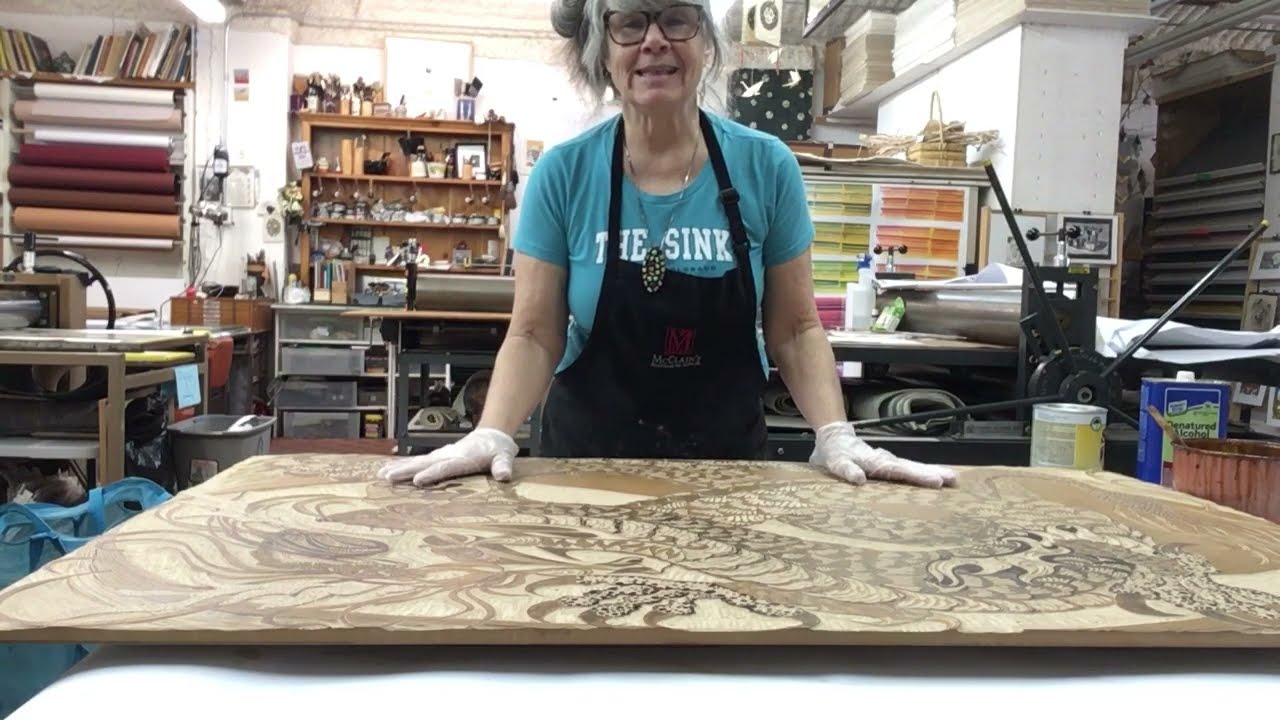 How to Carve a Woodblock: Final Seal