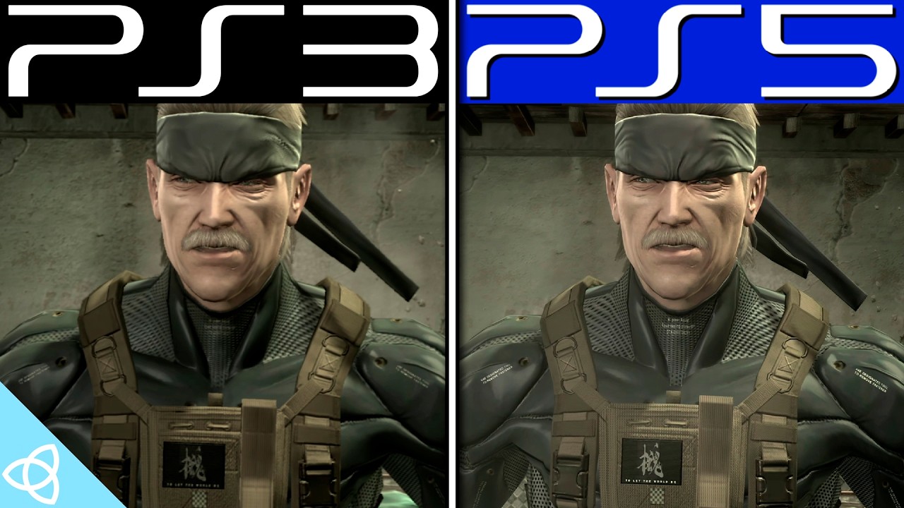 Metal Gear Solid 4: Guns of the Patriots - PS3 vs. PS5 (Master Collection Vol. 2) | Side by Side