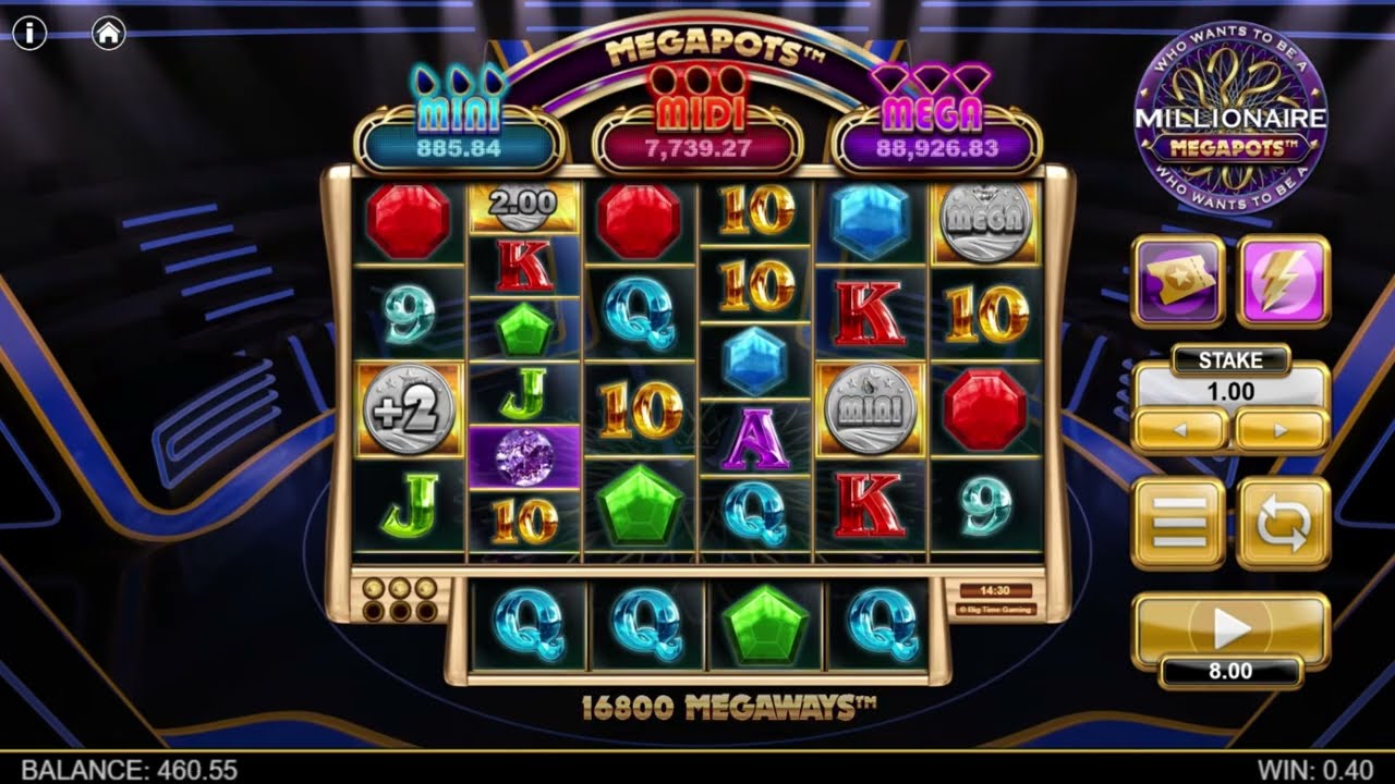Game Preview: Millionaire Megapots - Power Play to guarantee at least 10,000 Megaways.