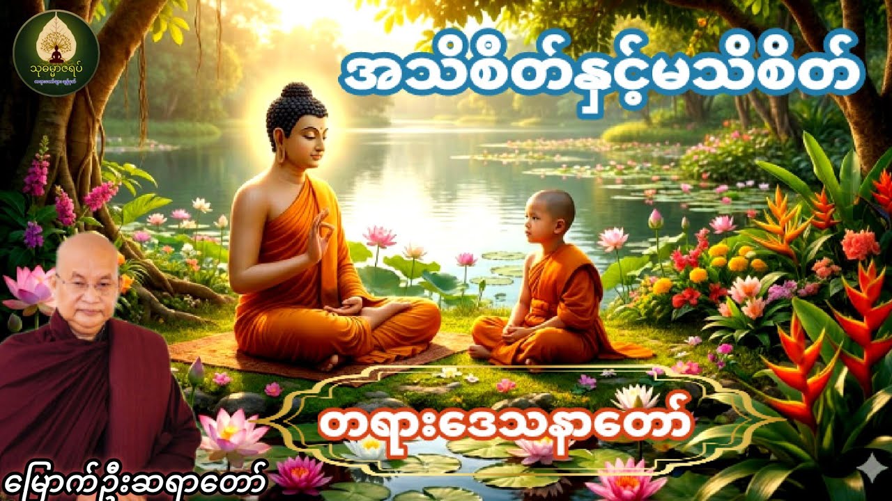 အသိစိတ်နှင့်မသိစိတ် – မြောက်ဦးဆရာတော်ဘုရားကြီး | အလုပ်ပေးကျင့်စဉ် (တရားဒေသနာတော်)