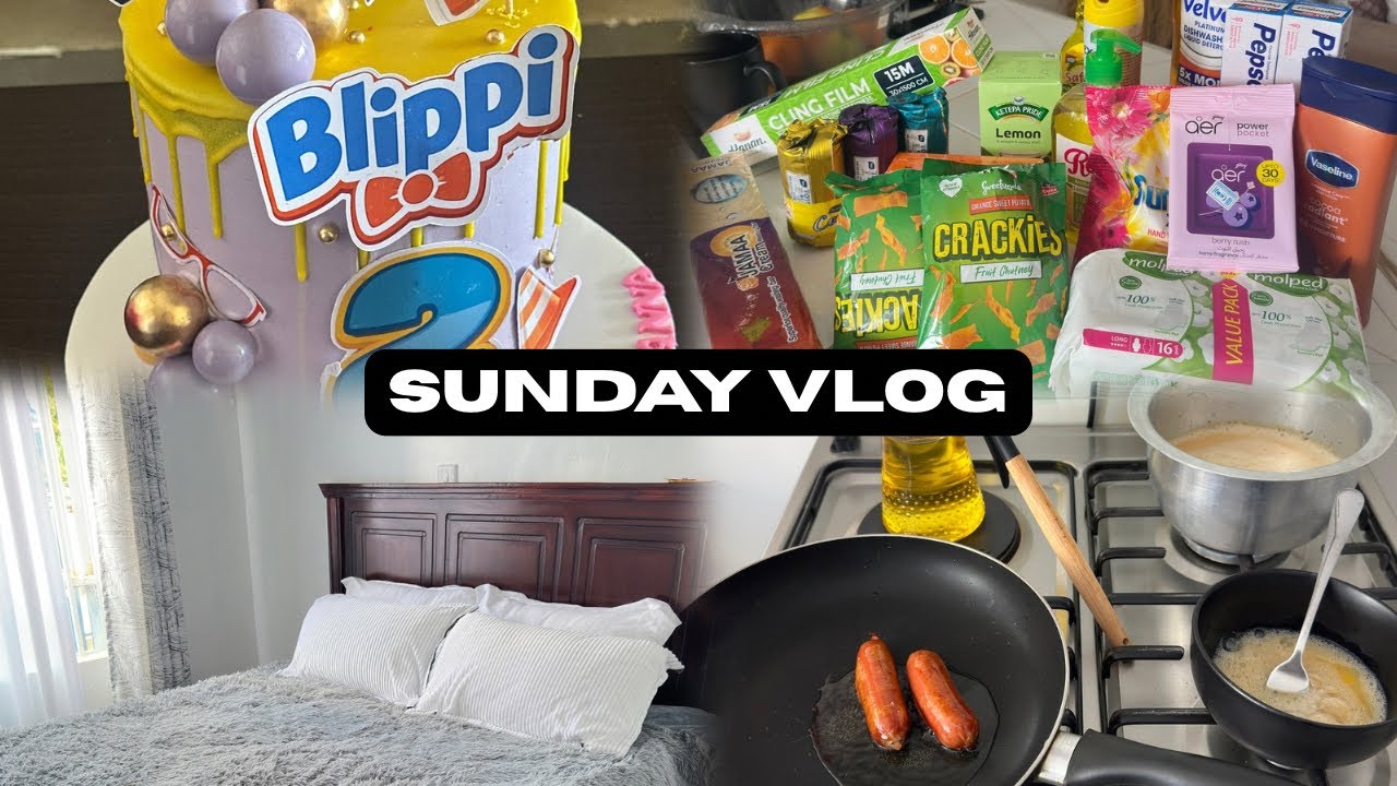 Spend Sunday with Me //Breakfast // Grocery Haul and attending a birthday party 🥳 