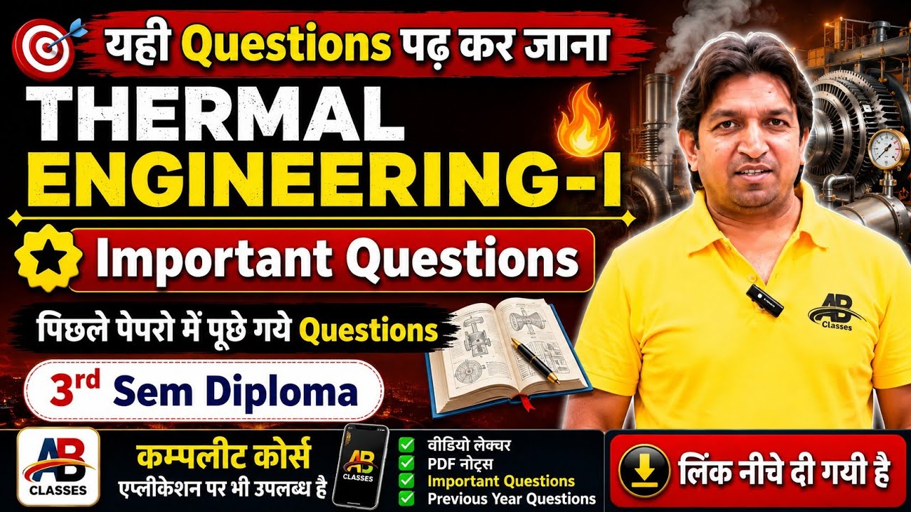 Thermal engineering 1 diploma mechanical 3rd sem important questions 2025, thermal engineering 1