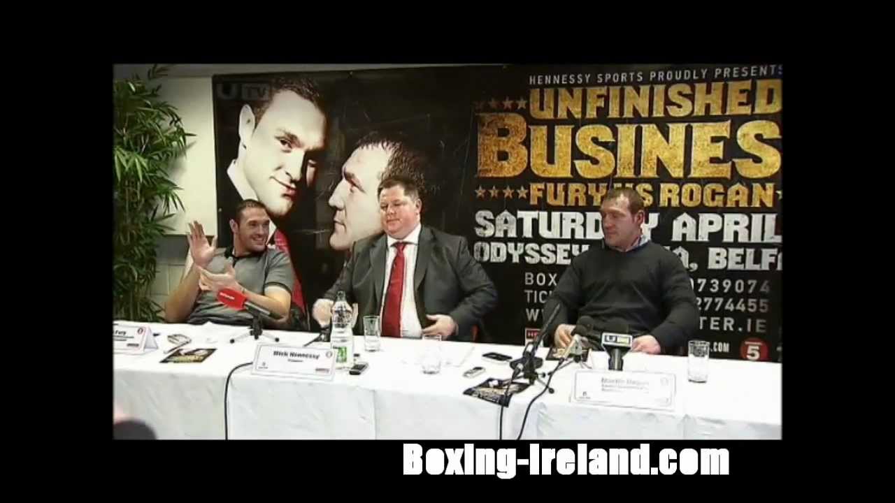 Tyson Fury vs Martin Rogan fight press conference stand up comedy - Part I/II