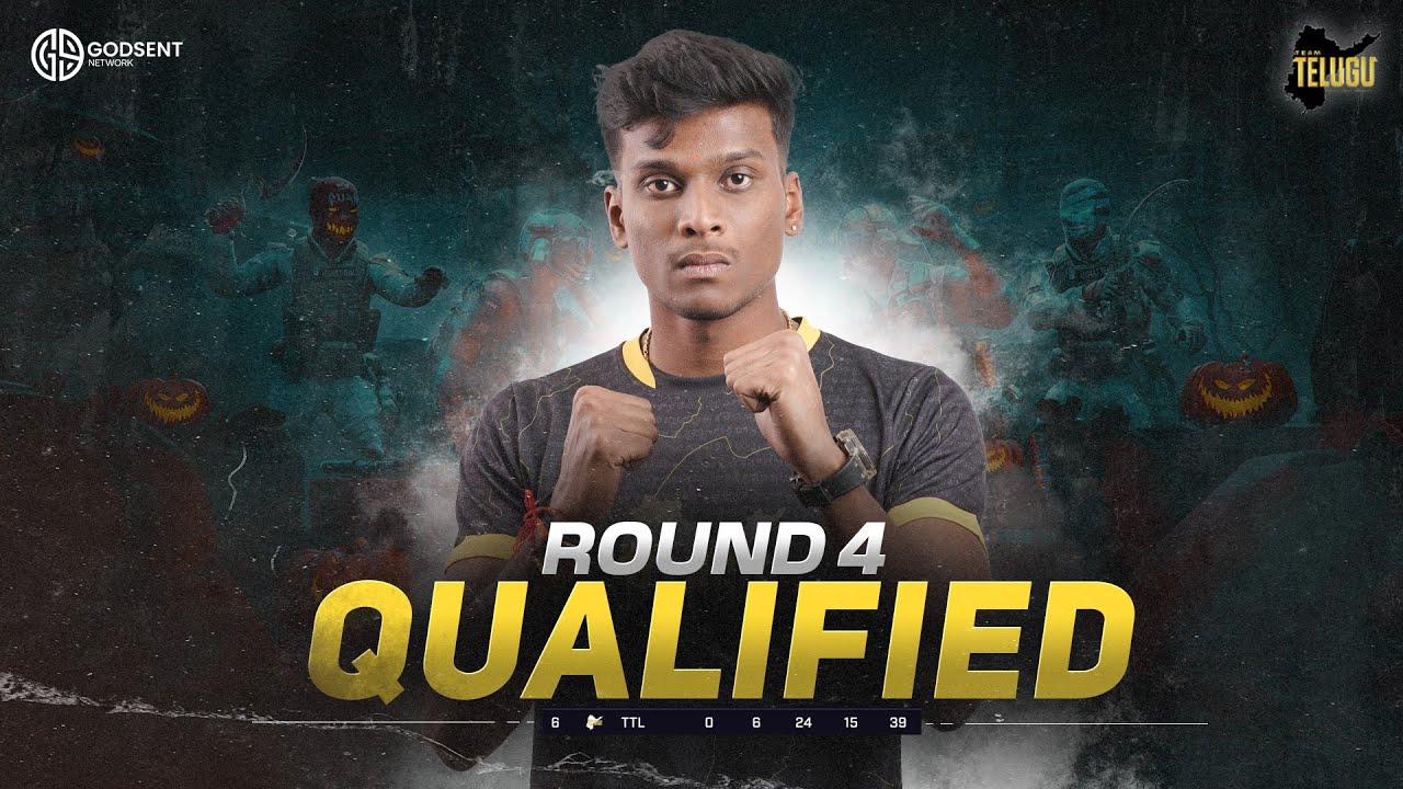 QUALIFIED FOR ROUND-4| TEAM TELUGU | TTLxHEKA |🤍🤍