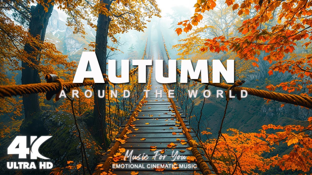 🍁 Autumn in 4K UHD | Stunning Fall Colors Around the World | Scenic Relaxation Film