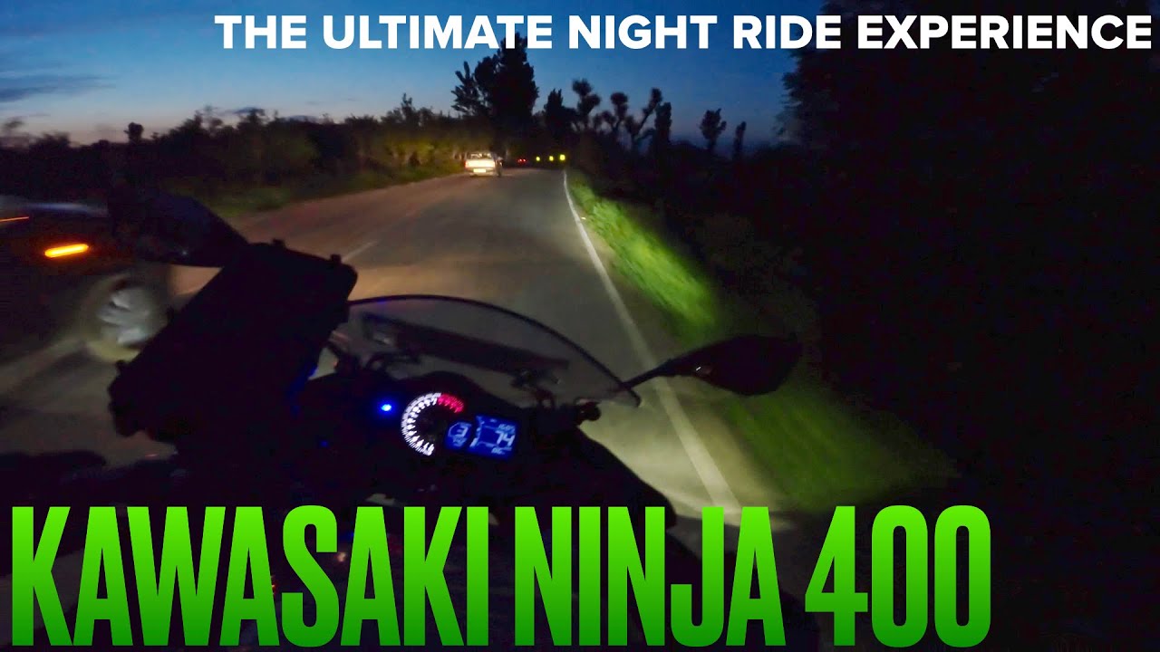 Kawasaki Ninja 400 : The Ultimate Night Ride Experience