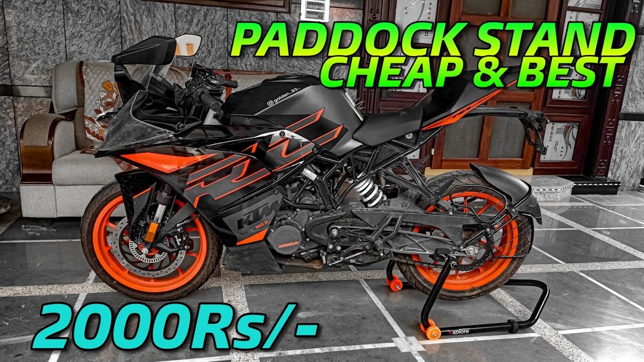 Paddock  stand for all superbikes | in budget |  Telugu  motovlogs