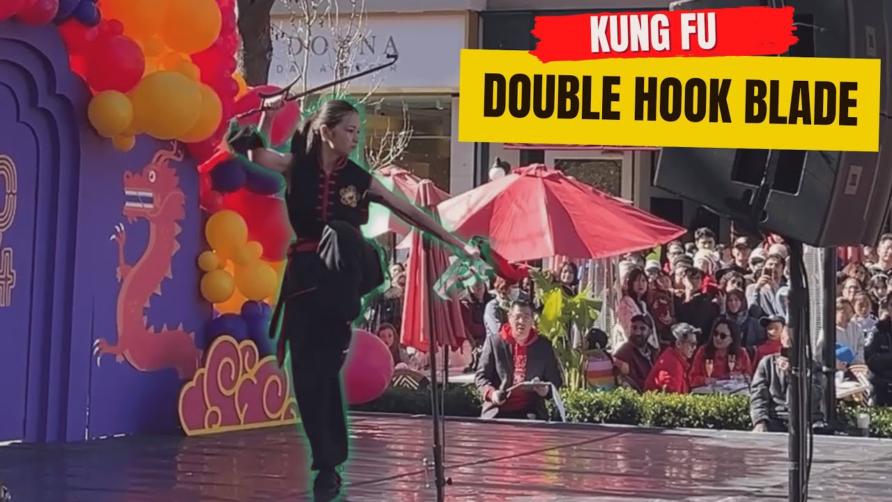 Martial Art Double Hook Blade 2024 Lunar New Year Santana Row