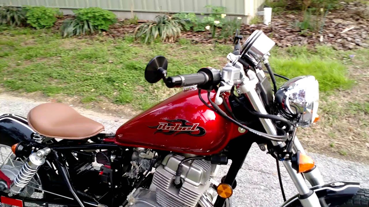 Honda Rebel Bobber Motorcycle project - NOT Blue Collar Bobbers