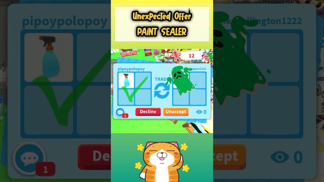 WIN FAIR OR LOSE FOR PAINT SEALER IN ADOPT ME 2025 ROBLOX #adoptme #shorts