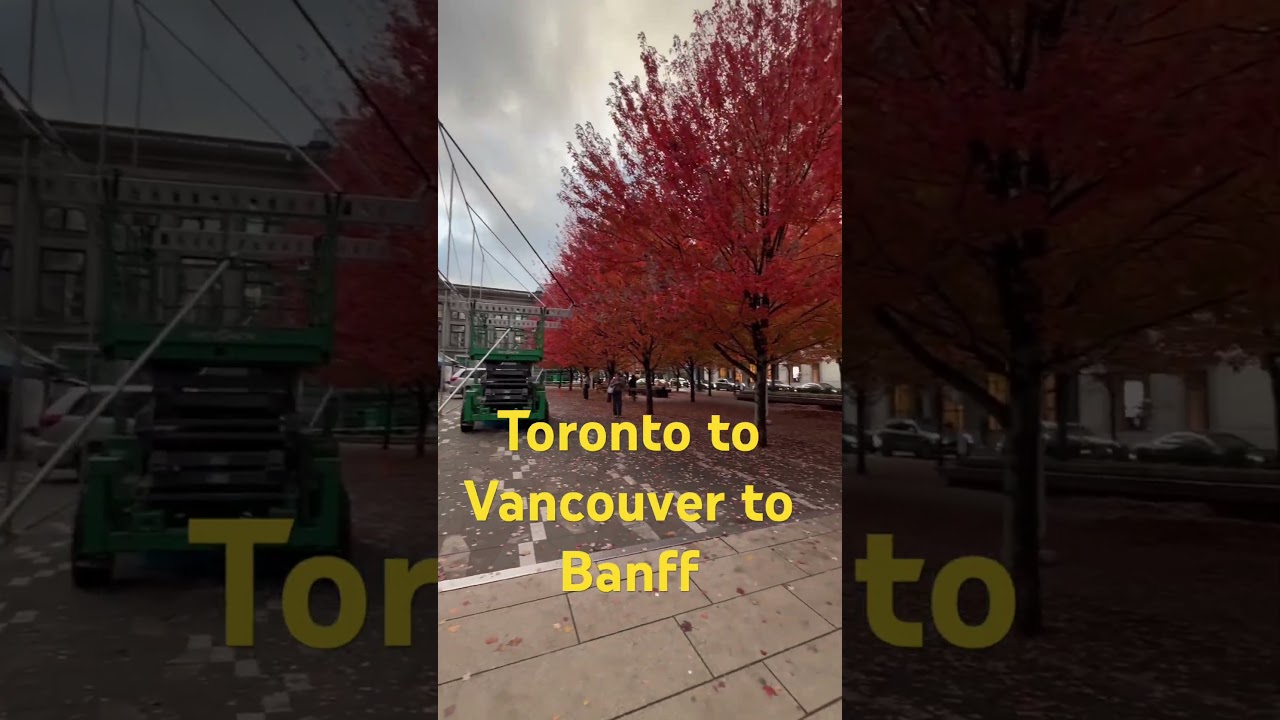 Toronto to Vancouver to Banff Winter Tour5458 | Vancouver Rainy Morning Commute?