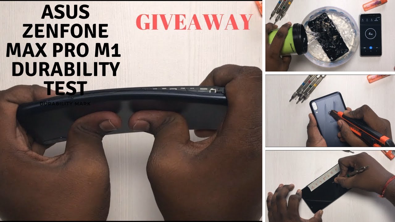 Asus Zenfone Max Pro M1-Durability Test - Flame test , Water Test, Drop Test , Scratch test