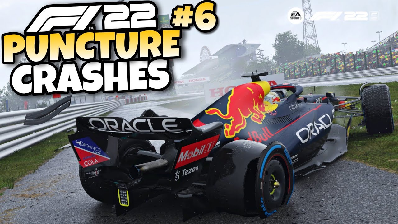 F1 22 PUNCTURE CRASHES #6