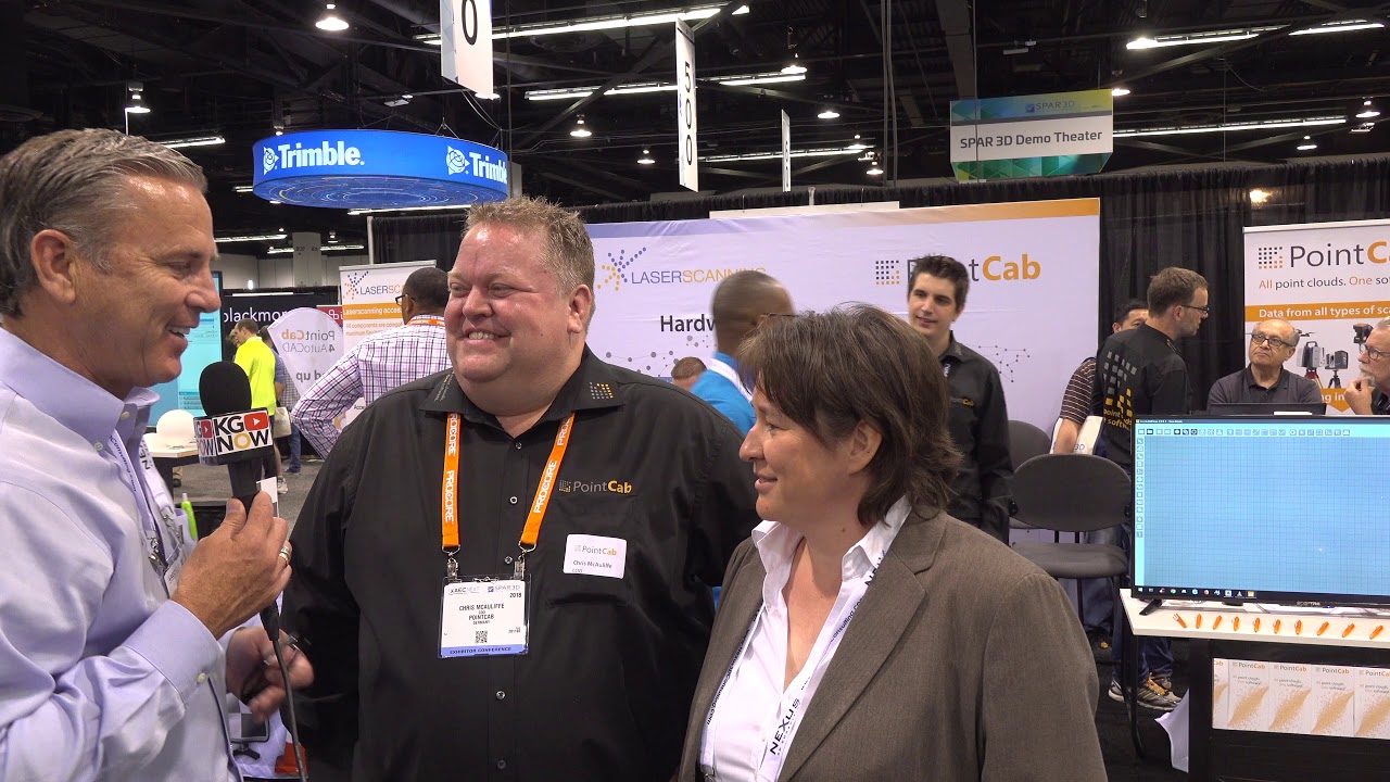 Chris Mcauliffe and Doreen Hörold Highlight PointCab Software and LaserScanning Europe at SPAR 3D a