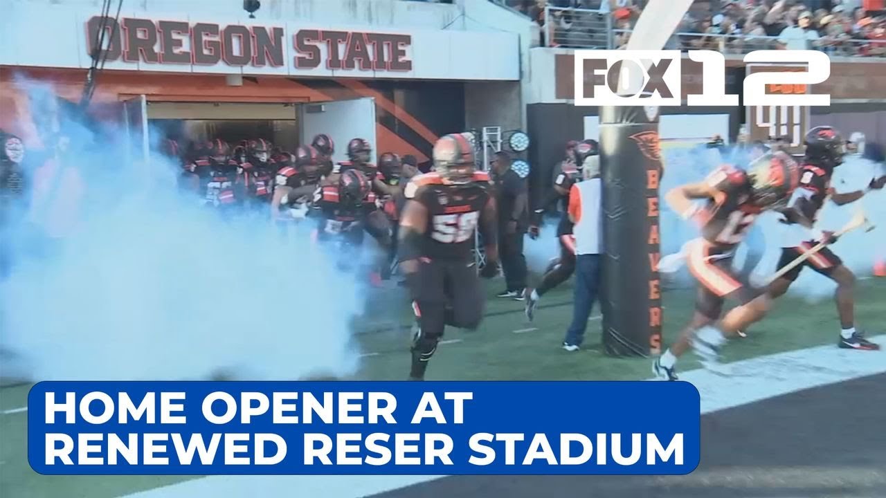 Beavers return to revamped home stadium for 55-7 win over UC Davis