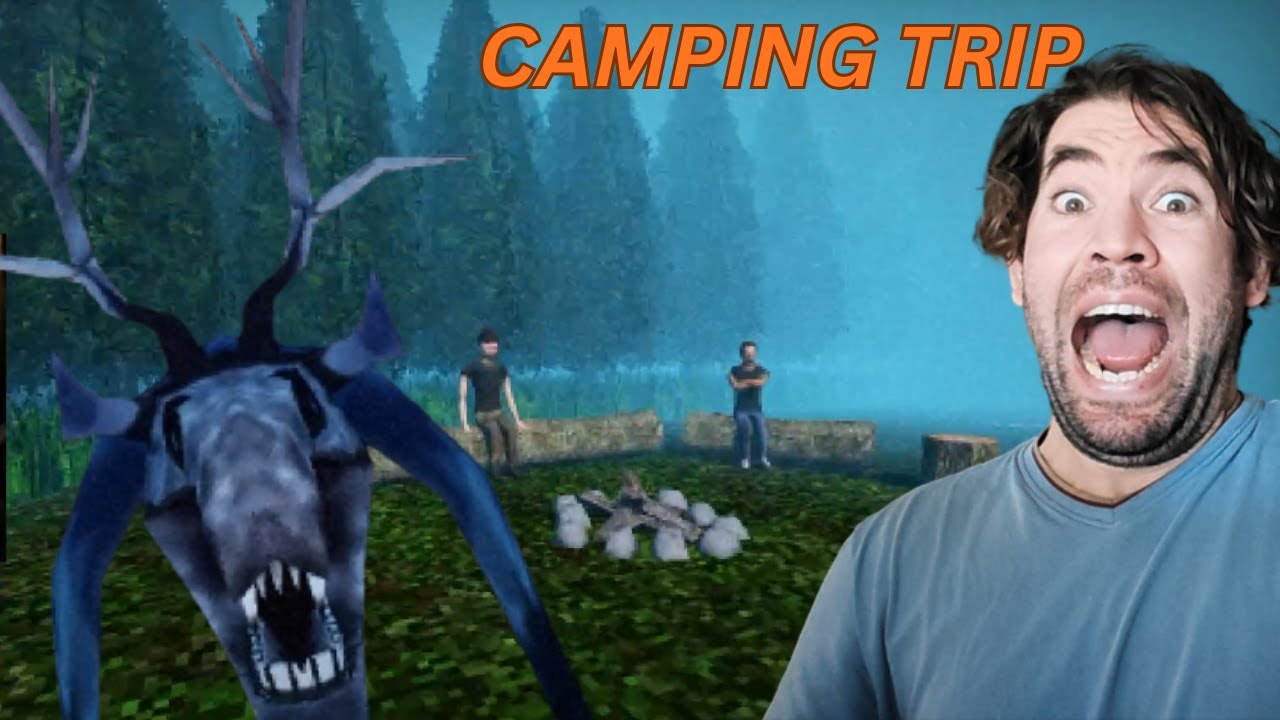Camping With Friends Gone Wrong | Camping Trip - Full Indie Horror Game - All Endings