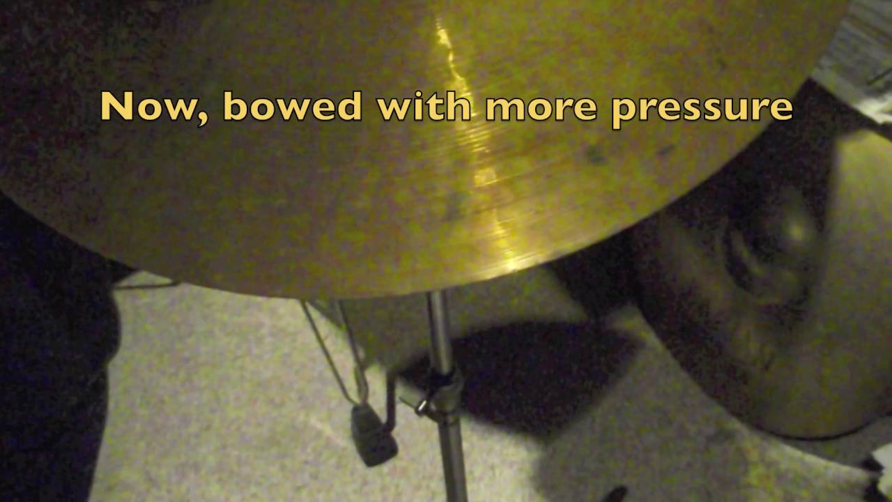 How to Bow a Cymbal: Music Stuff with Spock #1