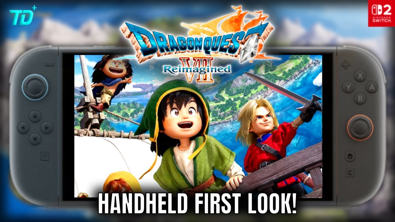 Dragon Quest VII Reimagined on Switch 2 – Handheld First Look (Demo Gameplay)